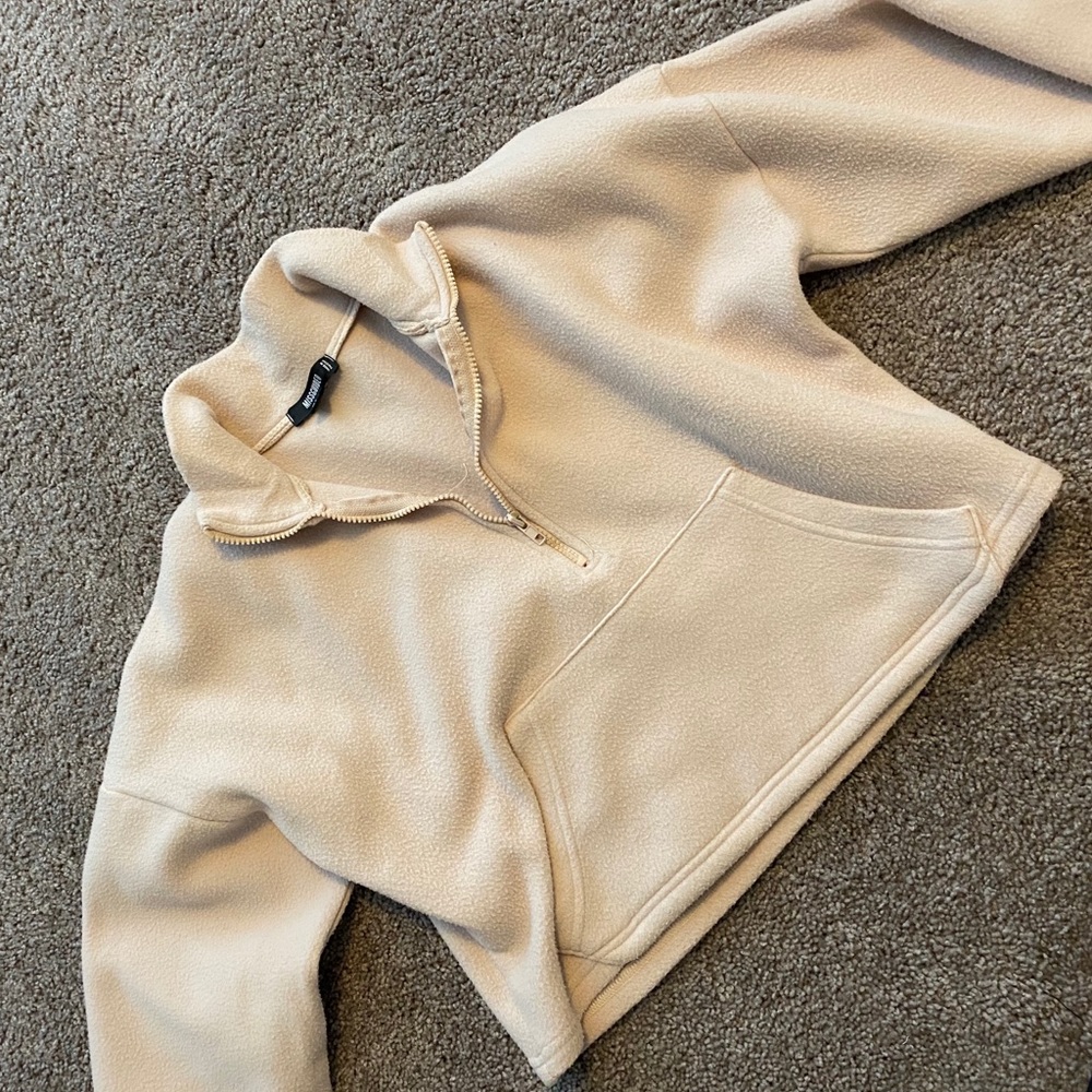 Missguided crop zip up